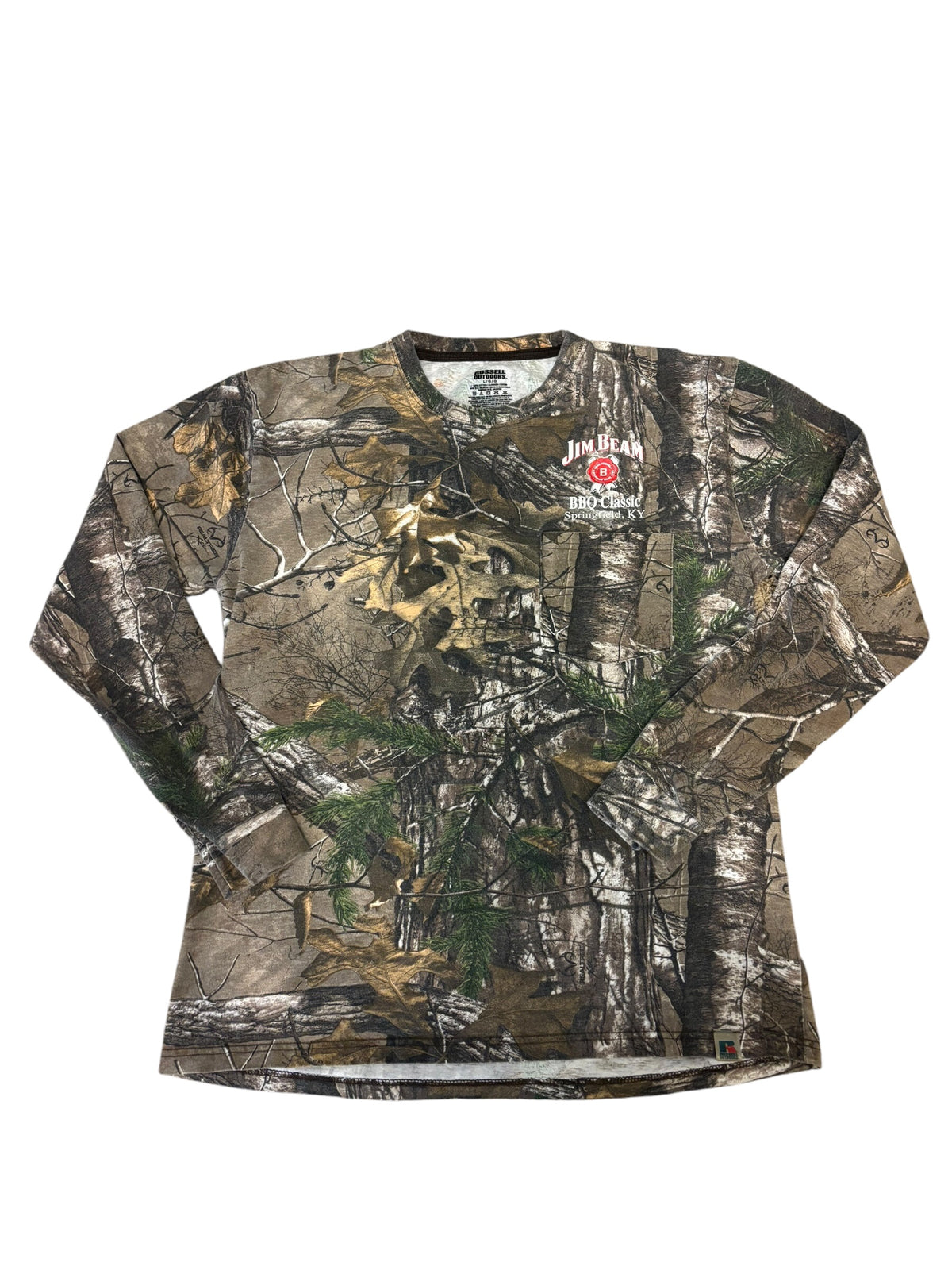Vintage Jim Beam Camo Pocket Tee