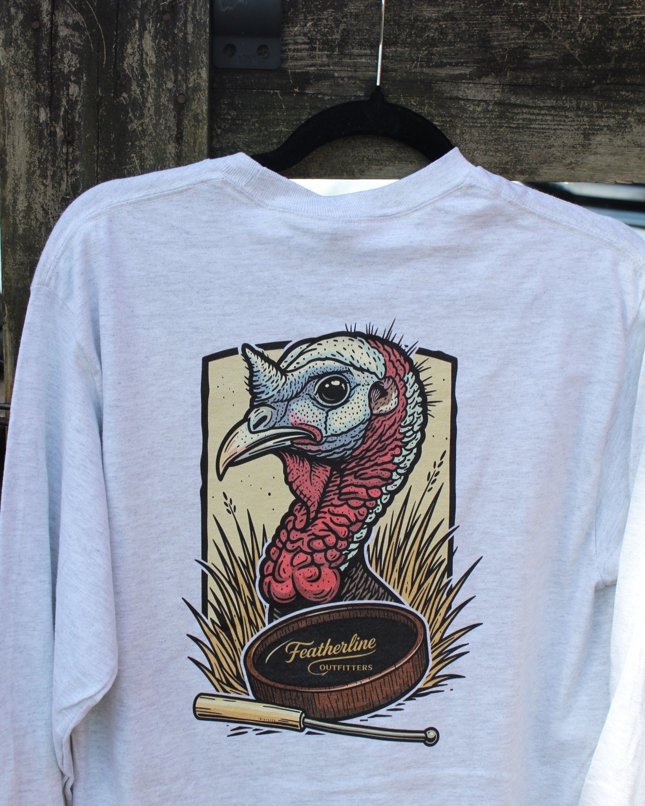 Old Tom Portrait Long Sleeve - Grey
