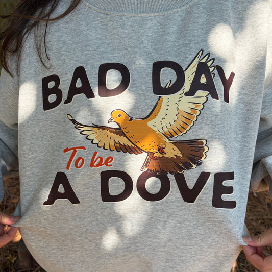 Dove Mock-Neck Crew Sweatshirt