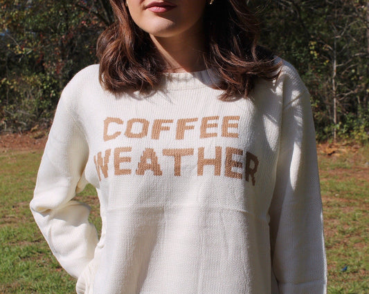 Coffee Weather Knit Sweater