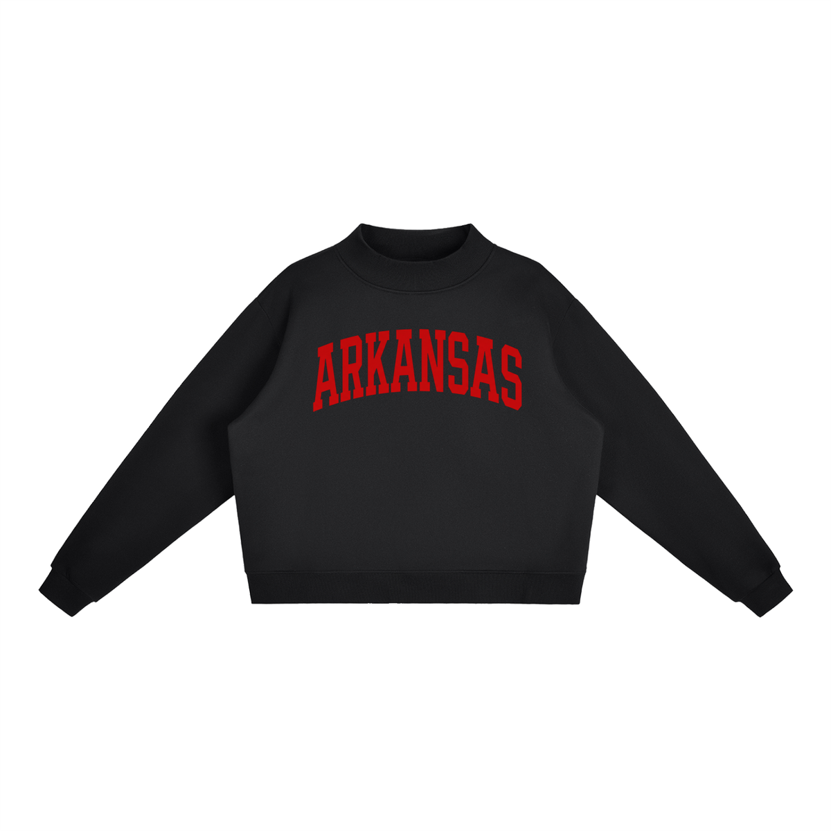 Arkansas Mock-Neck Sweatshirt