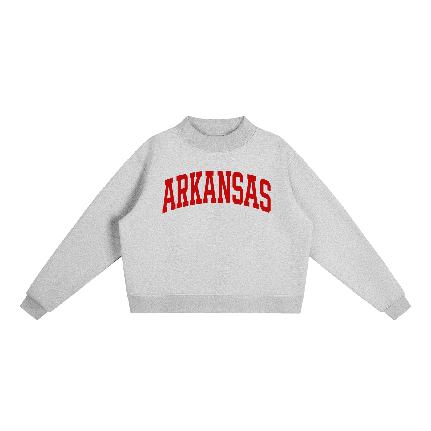 Arkansas Mock-Neck  Sweatshirt