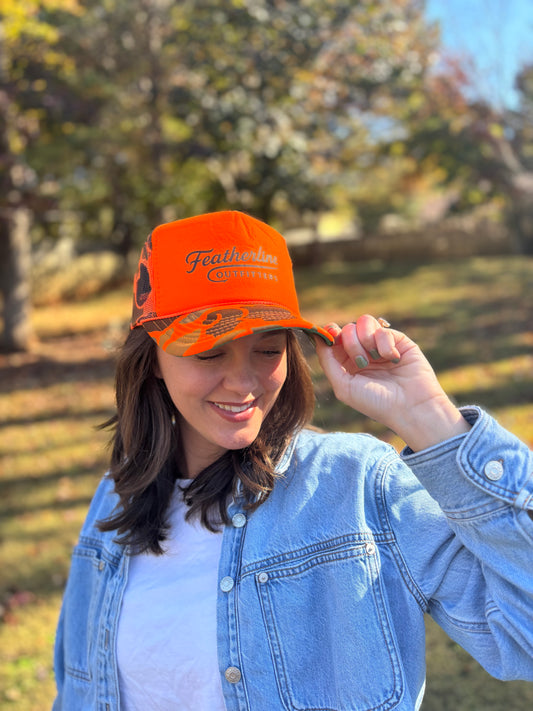 Classic Orange Camo Hat