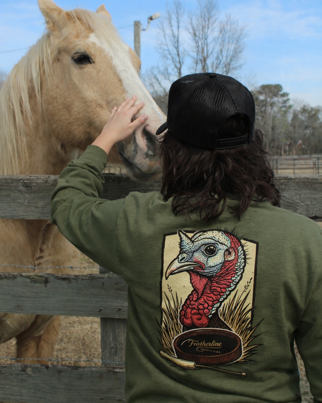 Old Tom Portrait Long Sleeve - Green