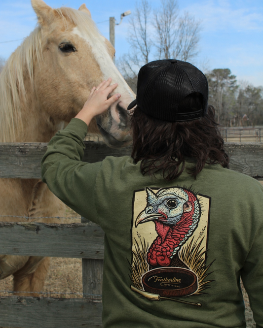 Old Tom Portrait Long Sleeve - Green