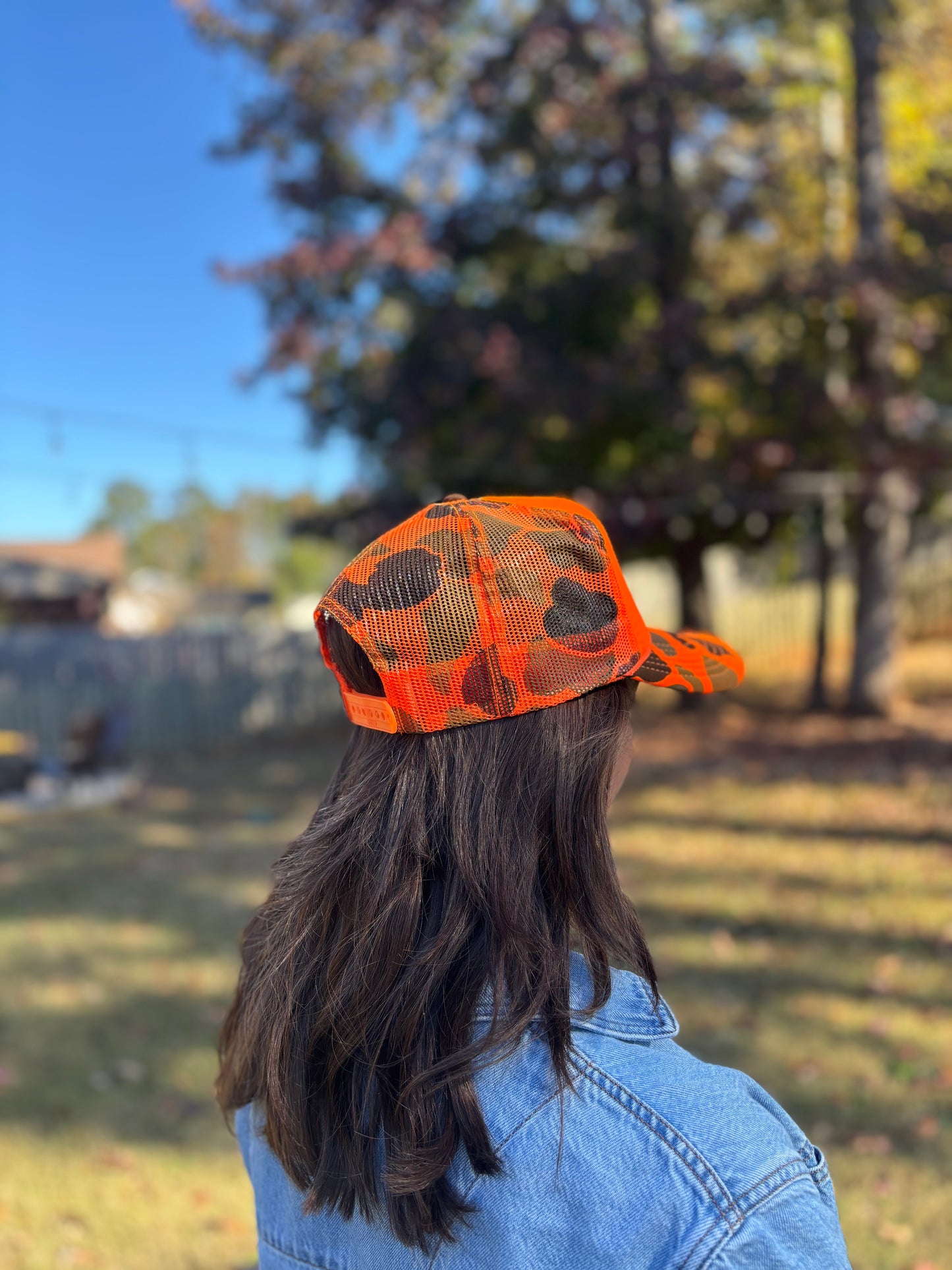 Classic Orange Camo Hat