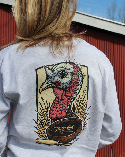 Old Tom Portrait Long Sleeve - Grey