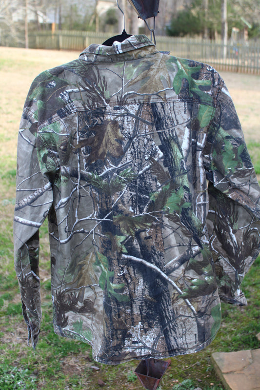 Classic Woodland Camo Button-Up