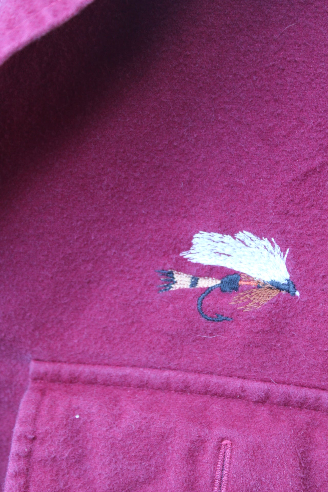 90s L.L. Bean Fly Fishing Embroidered Flannel