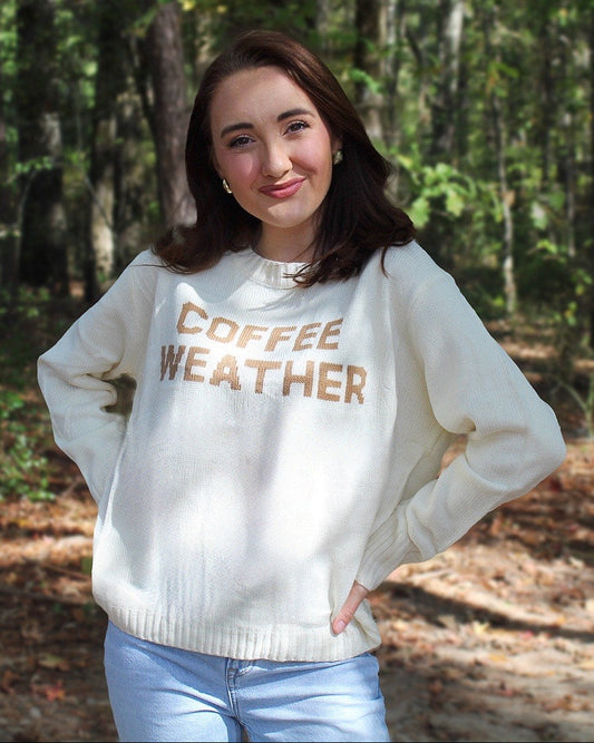 Coffee Weather Knit Sweater
