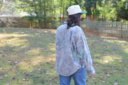 Cabela's Camo Field Overshirt-Large