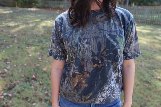 Mossy Oak Break-Up Pocket Tee-Medium