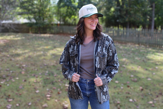 Mossy Oak Bottomland Button-Up Shirt-Medium