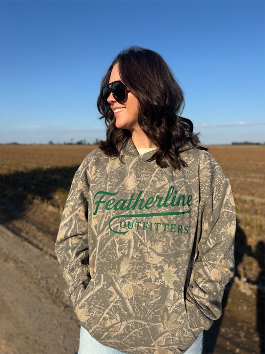 Featherline Outfitters Camo Hoodie