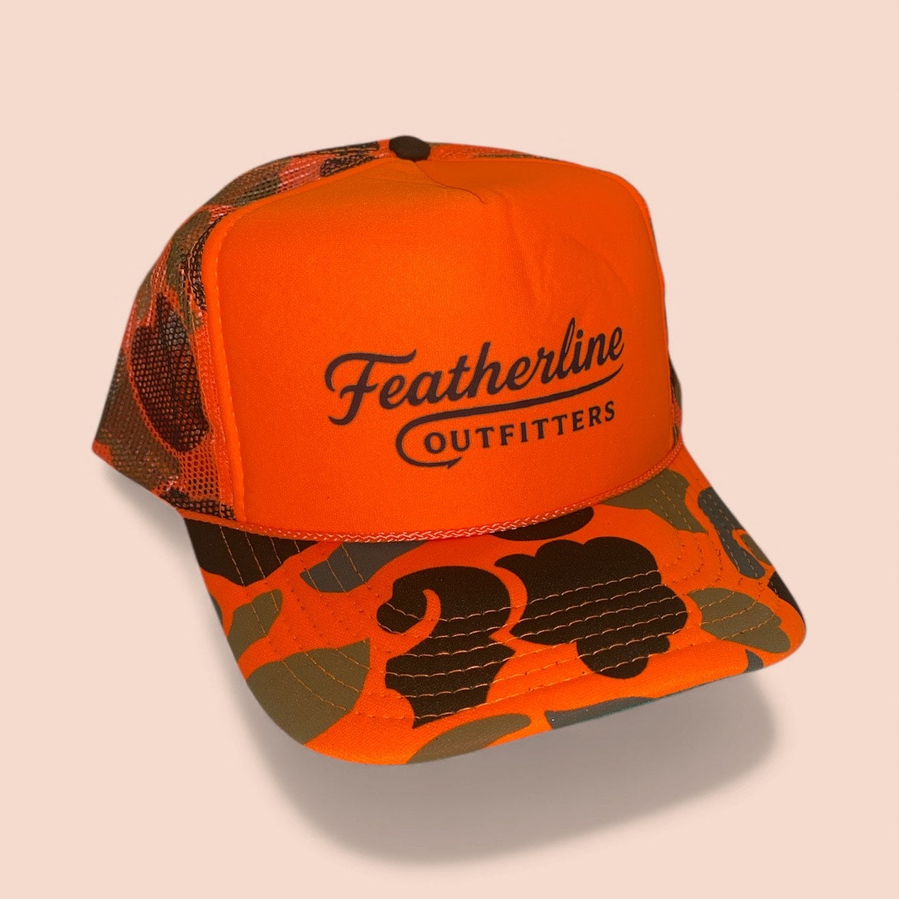 Classic Orange Camo Hat