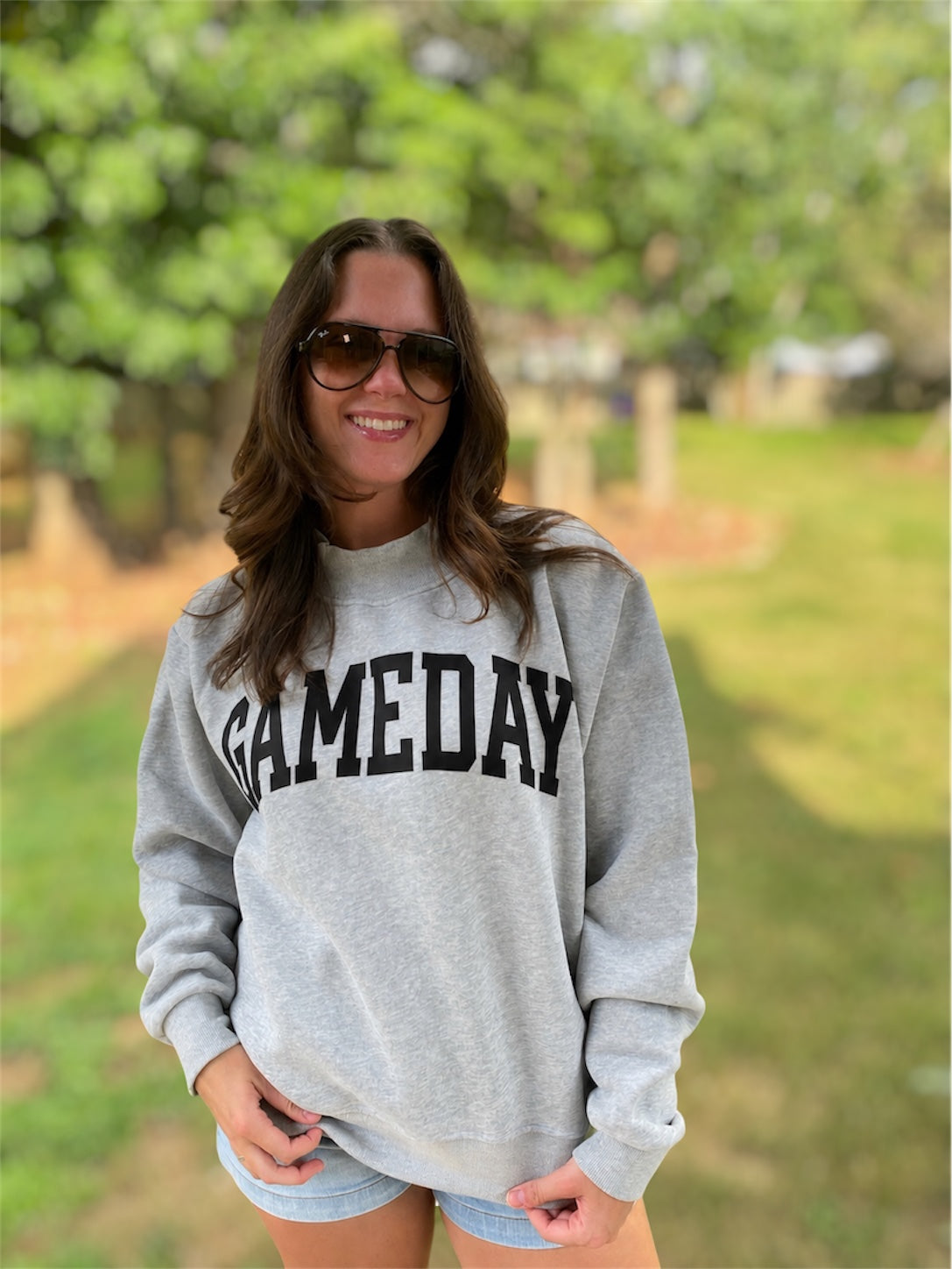 Gameday Mock-Neck Sweatshirt