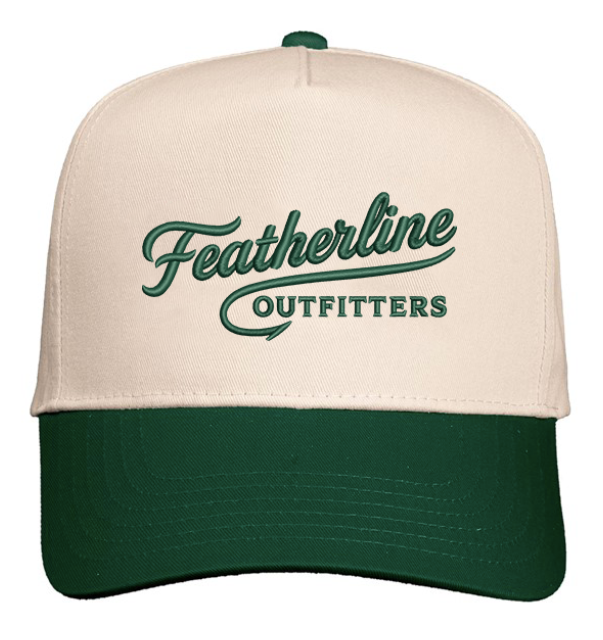 Featherline Green Brim Hat