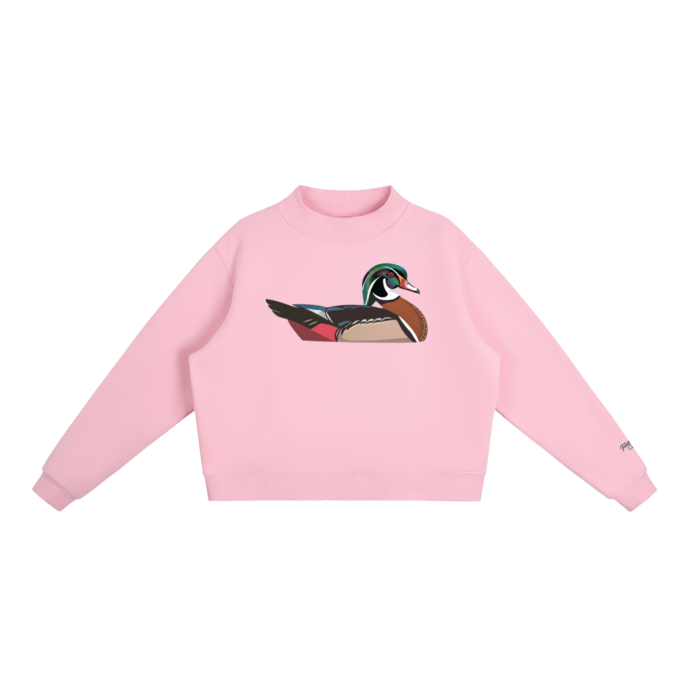Wood Duck Mock-Neck Sweatshirt